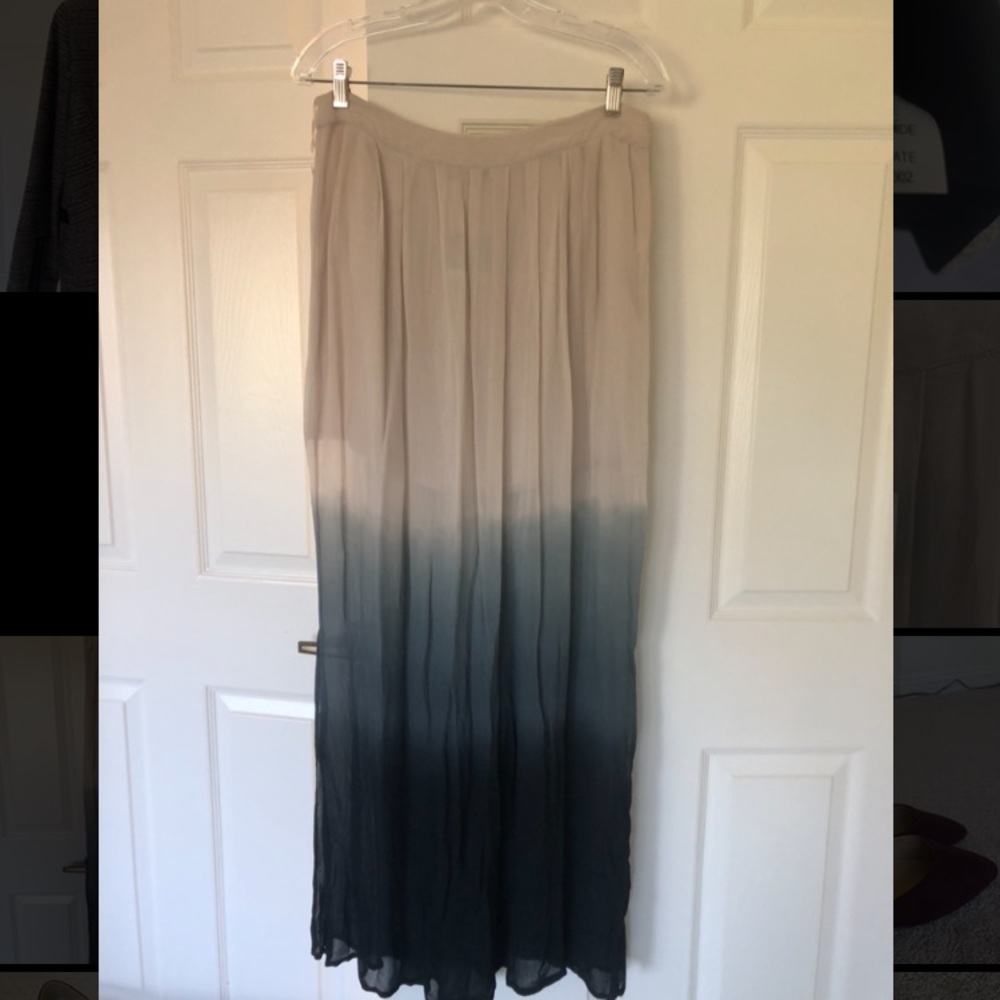 Topshop Ombré maxi skirt